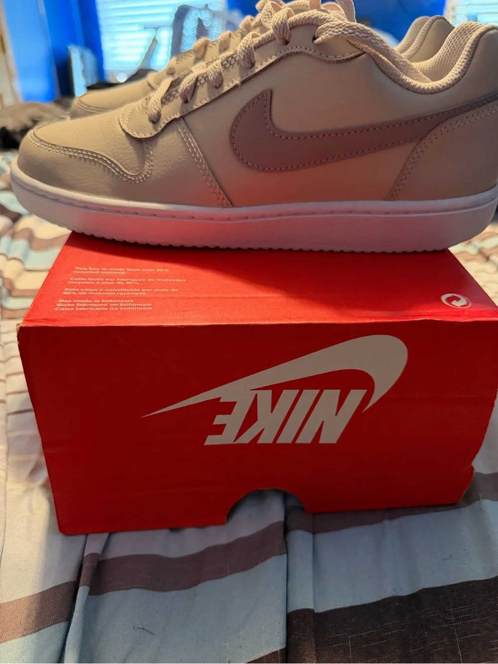 Nike Beige/Cream Low-Top Sneakers